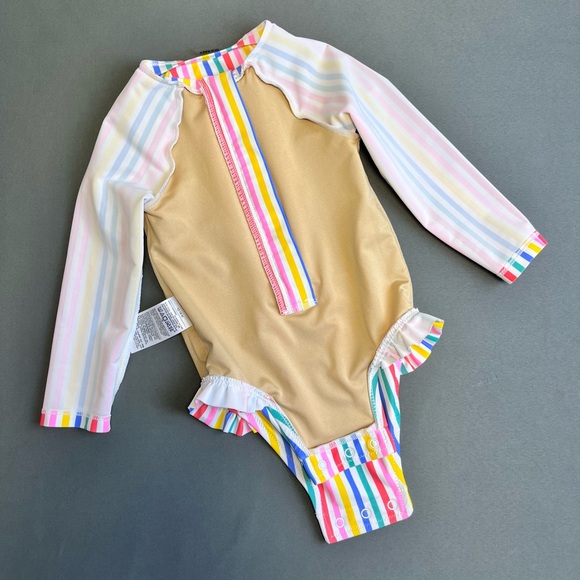 Baby girl rainbow swimsuits bundle size 12-18M - Picture 8 of 16